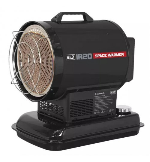 Sealey IR20 Infrared Paraffin Kerosene and Diesel Heater 20.5kW 230V Workshop